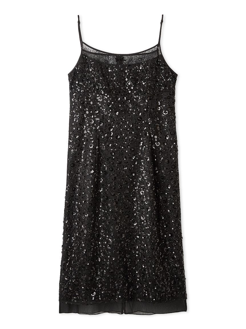 LILY BROWN「[L.B CANDY STOCK]シャイニーワンピース」|ワンピース|BLK