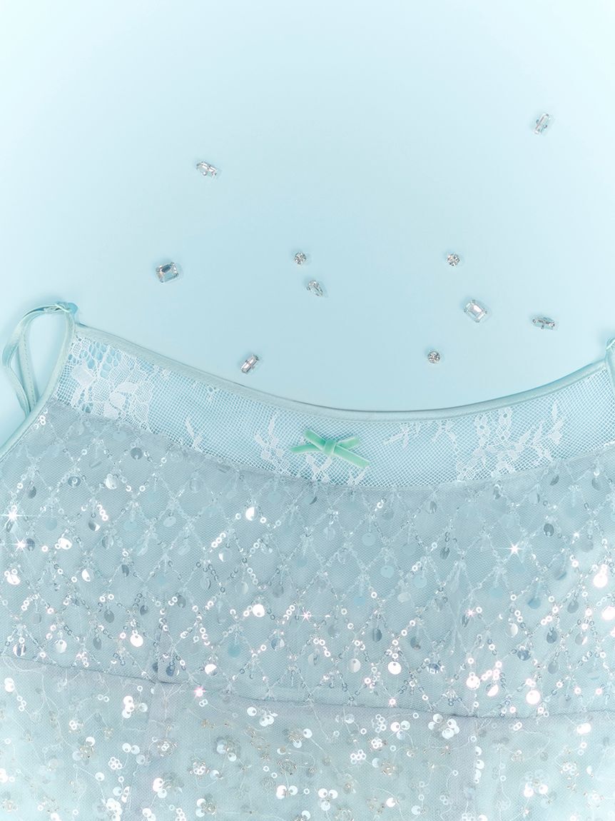 LILY BROWN「[L.B CANDY STOCK]シャイニーワンピース」|ワンピース|