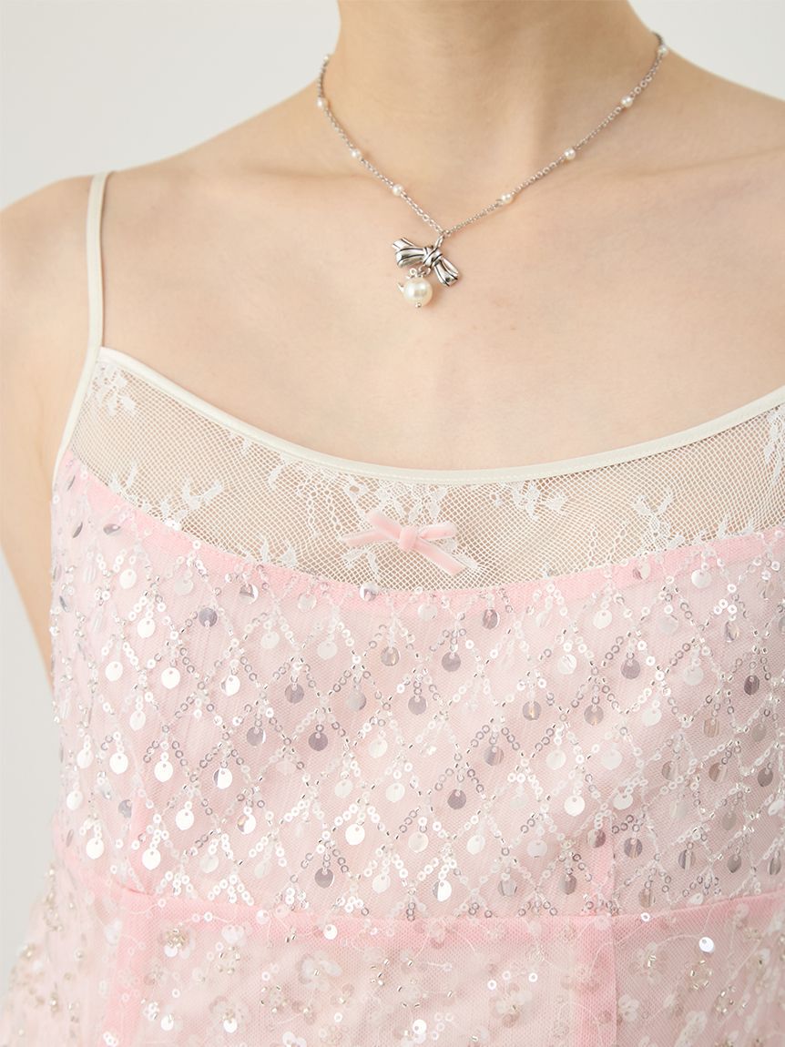 LILY BROWN「[L.B CANDY STOCK]シャイニーワンピース」|ワンピース|