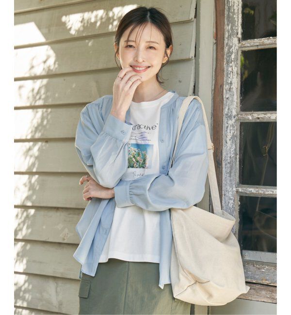 ikka「ロゴフォトプリントT」|Tシャツ・カットソー|