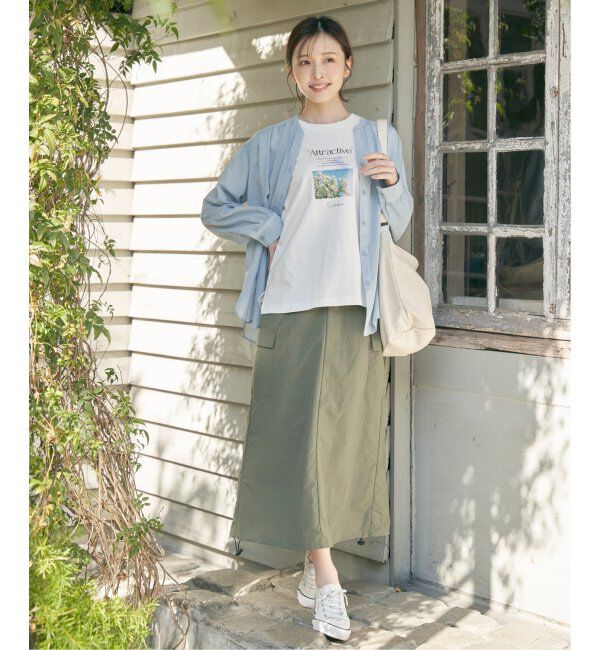 ikka「ロゴフォトプリントT」|Tシャツ・カットソー|