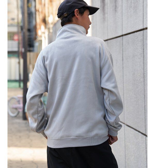 VENCE share style「フェイクスウェードヒゲ刺繍ハーフZIP」|その他|