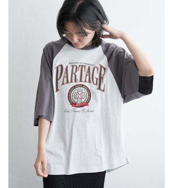 VENCE share style「カレッジ配色ラグランT」|Tシャツ・カットソー|