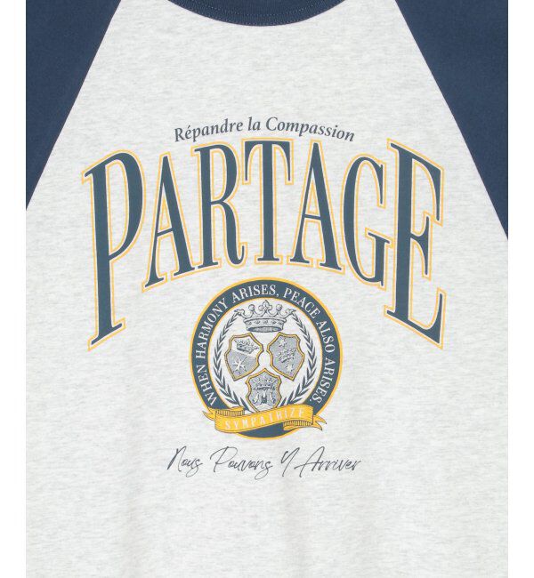 VENCE share style「カレッジ配色ラグランT」|Tシャツ・カットソー|