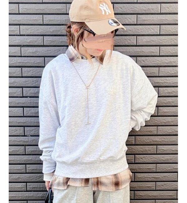 VENCE share style「ハートスウェット」|スウェット・ジャージ|ライトグレー
