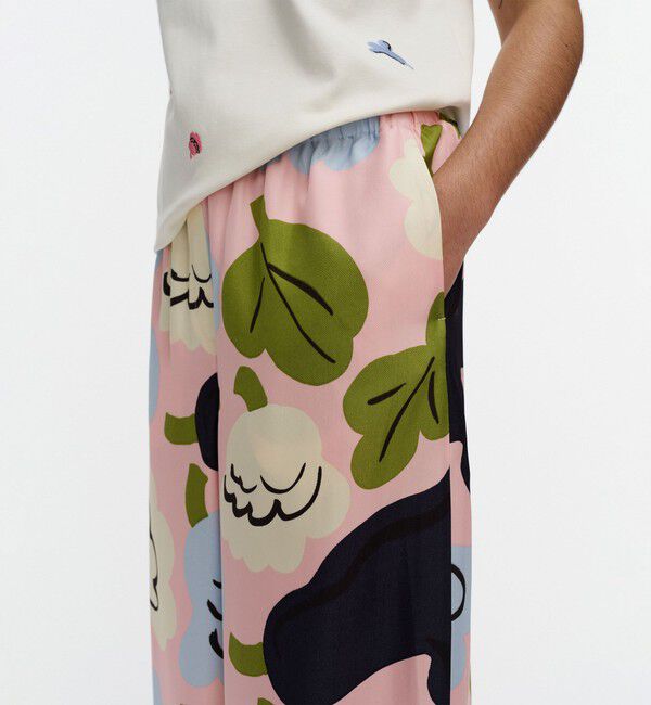 Marimekko「Vaihtelu Kukasta kukkaan パンツ」|チノ|