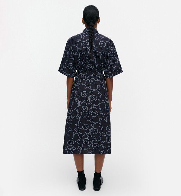 Marimekko「Popliini Piirto Unikko ワンピース」|ワンピース|