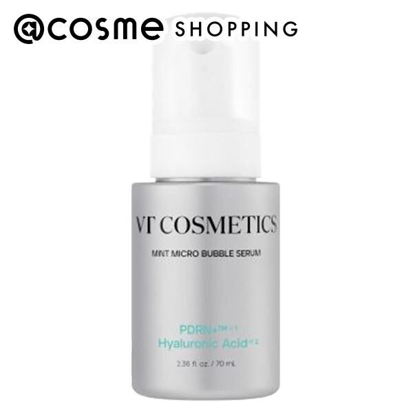 VT COSMETICS「VT(ブイティー) PDRNヒアルロン酸ミントマイクロバブルセラム (70mL)」|美容液・オイル・クリーム|その他