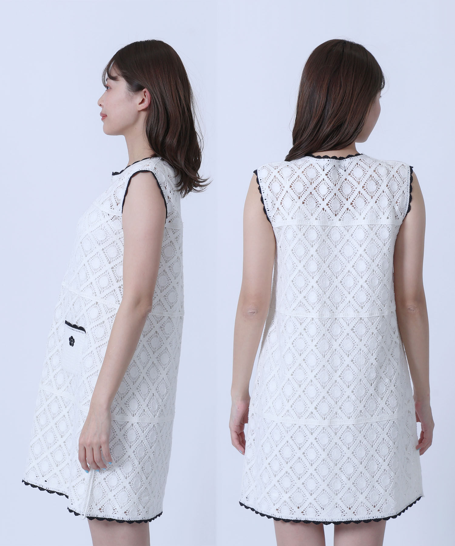 MARY QUANT「クロッシェライクレース ワンピース」|ワンピース|