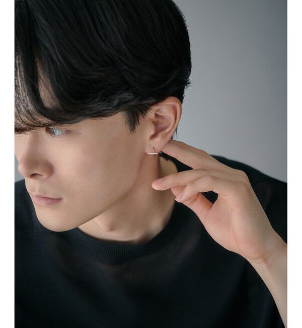 Jouete「K10 ピアス クロス コンビカラー」|ピアス|