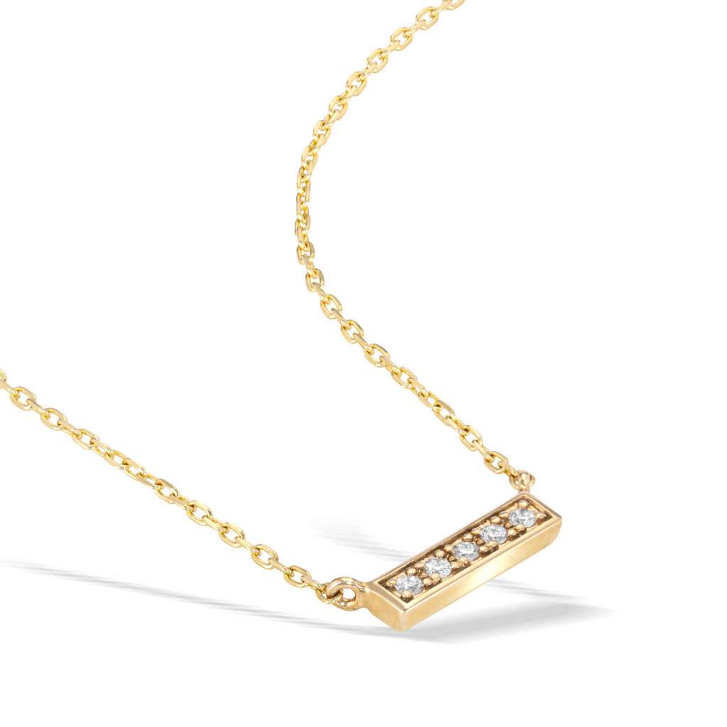 STAR JEWELRY「DAIMOND BAR NECKLACE」|ネックレス|
