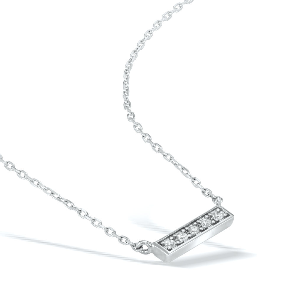 STAR JEWELRY「DAIMOND BAR NECKLACE」|ネックレス|