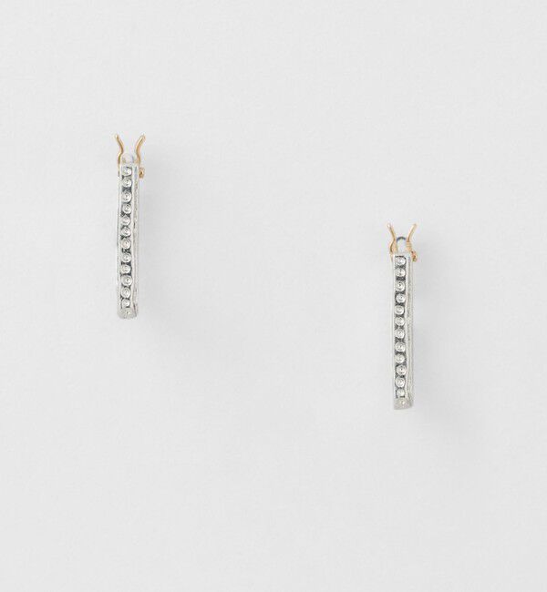 agete「シルバーフープピアス」|ピアス|