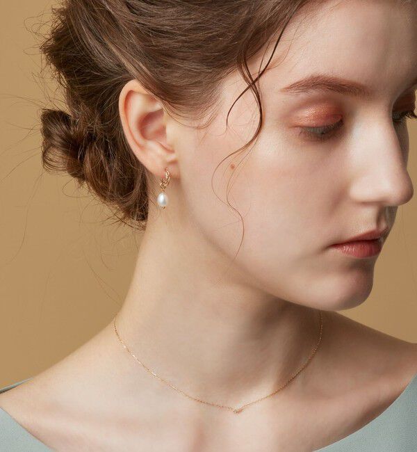 agete「《WEB限定》K10淡水パールピアスセット」|ピアス|