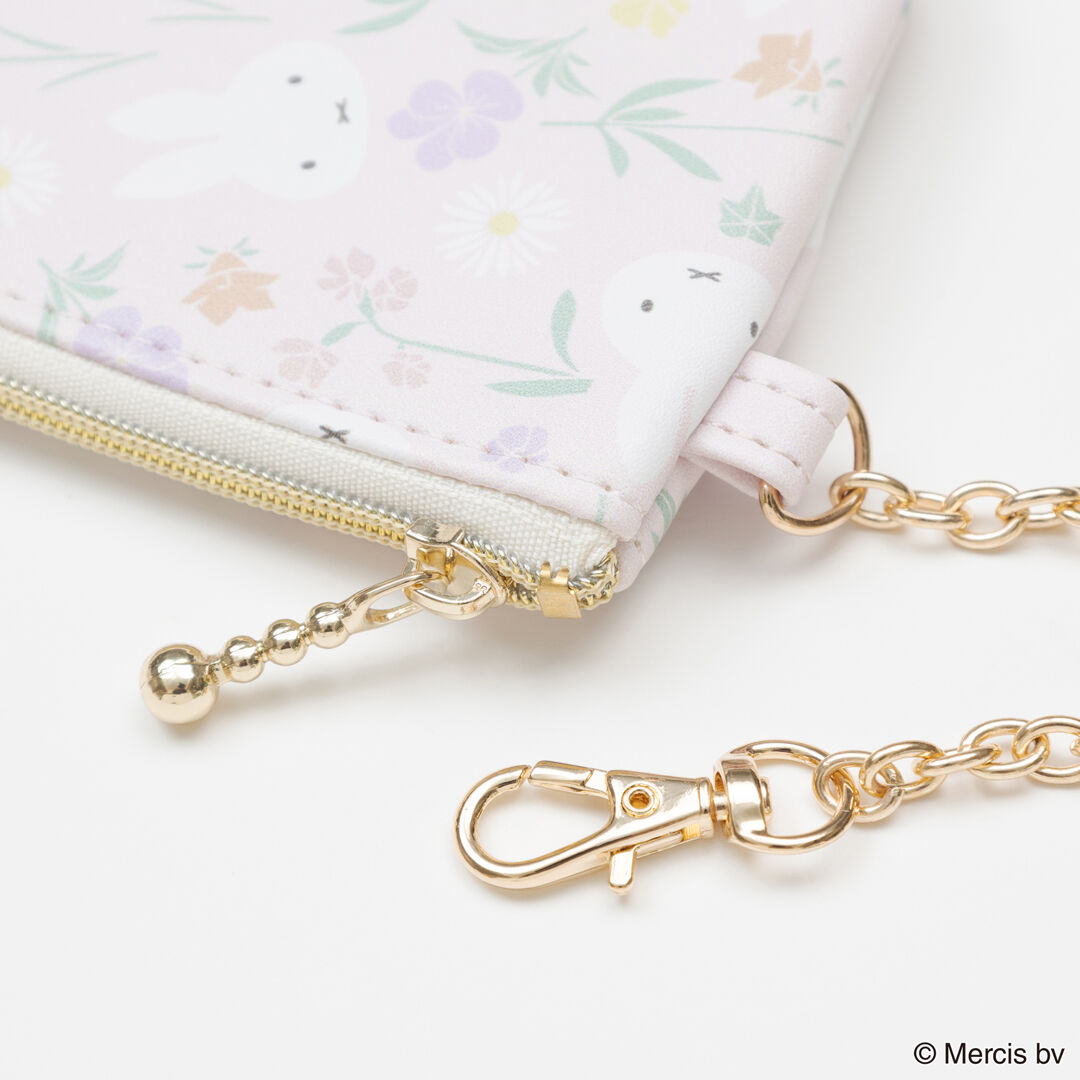  「MIFFY Floral pattern コイン＆パスケース」|コインケース|