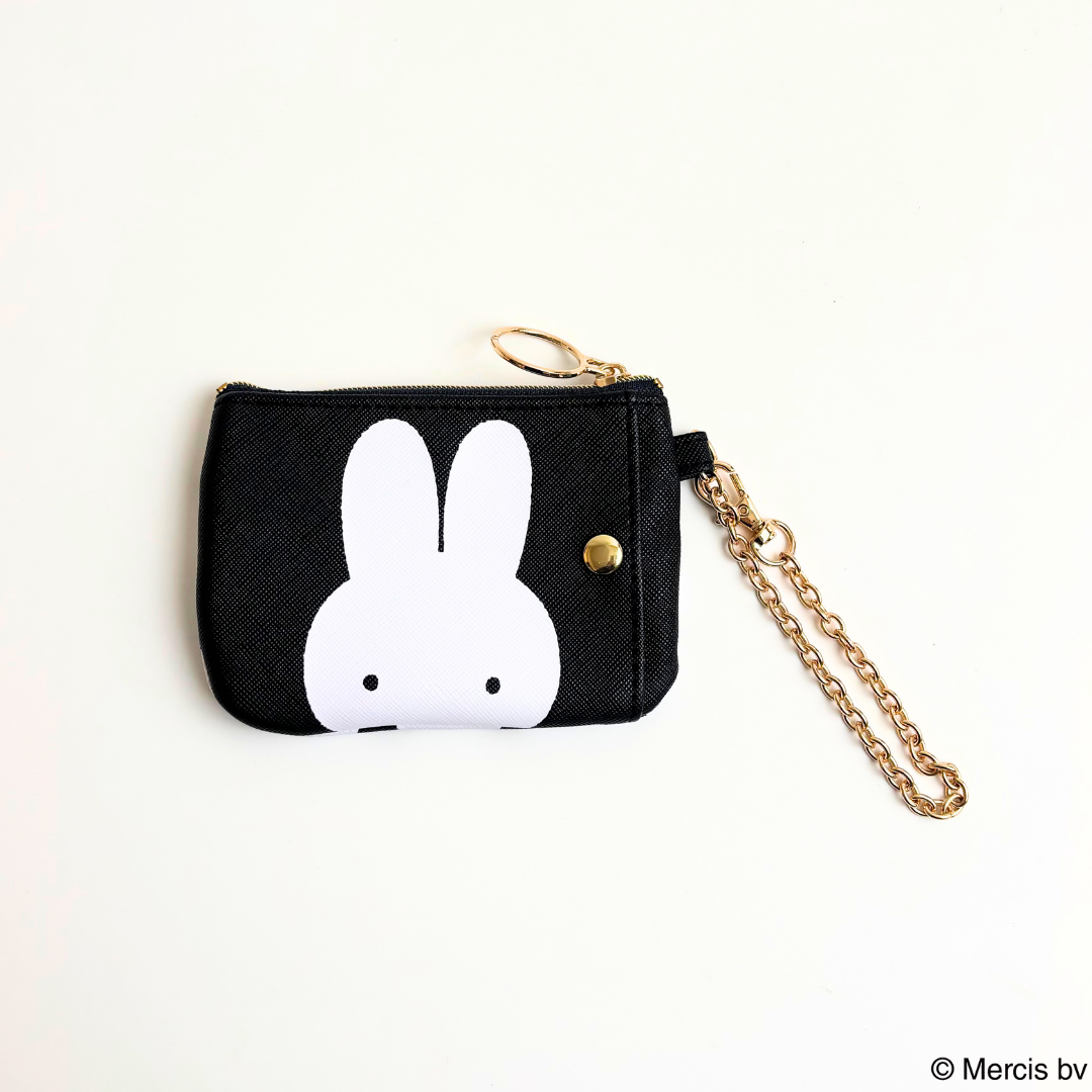  「MIFFY コイン＆パスケース フェイスモチーフ」|コインケース|
