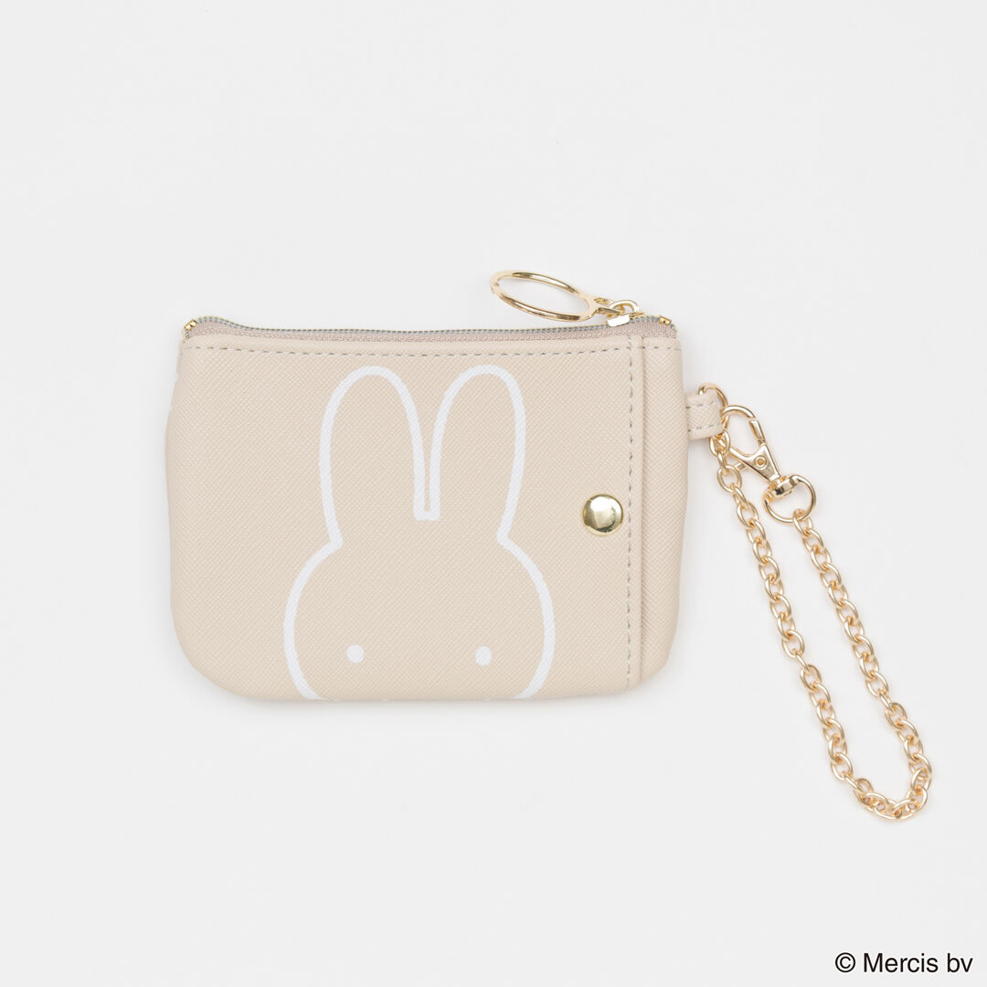  「MIFFY コイン＆パスケース フェイスモチーフ」|コインケース|