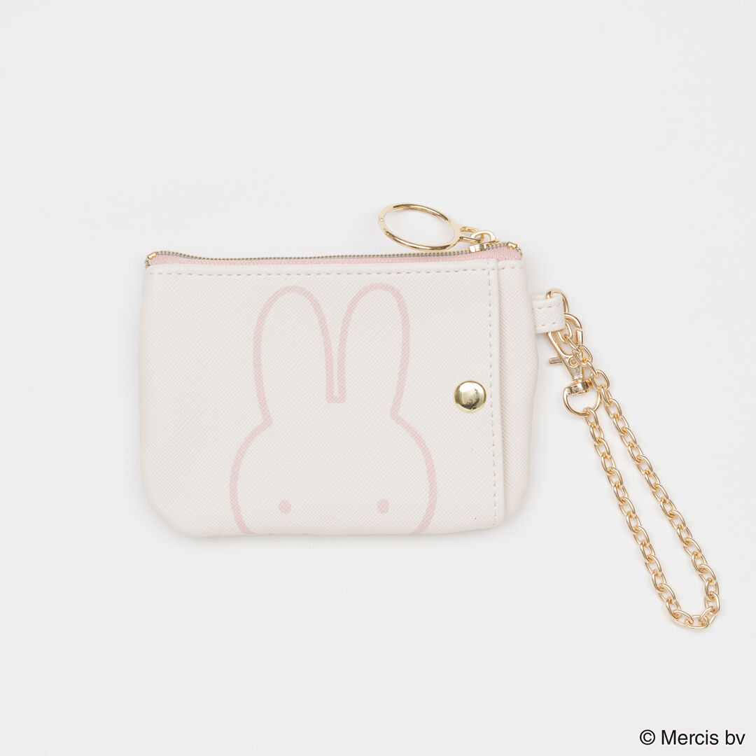  「MIFFY コイン＆パスケース フェイスモチーフ」|コインケース|