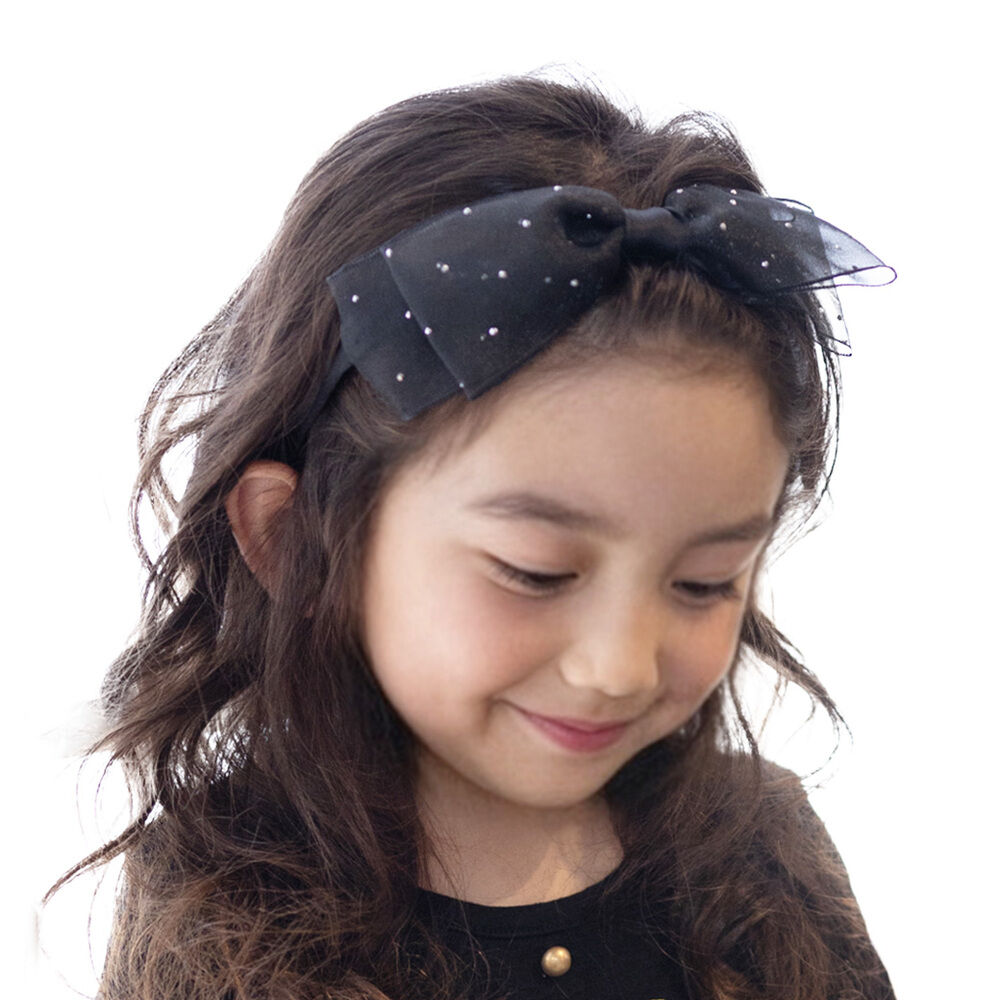 BACKYARD FAMILY「Rora カチューシャ キッズ 通販 エトワール 髪飾り 髪留め 髪どめ ヘアアクセサリー」|その他|ブラック1