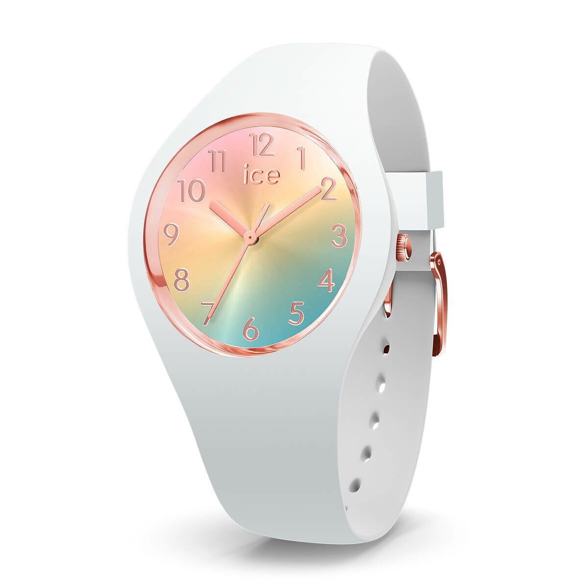 ICE-WATCH「〈ICE-WATCH(ｱｲｽｳｫｯﾁ)〉ICE sunset ﾚｲﾝﾎﾞｰ ｽﾓｰﾙ」|腕時計|
