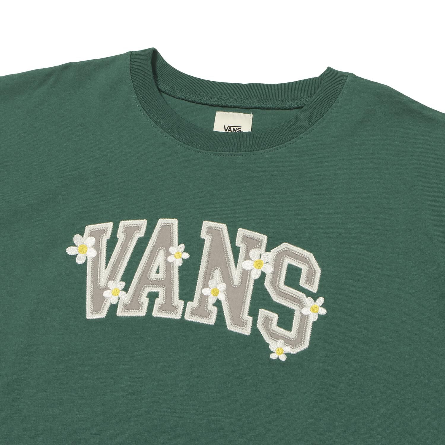 VANS「【VANSｱﾊﾟﾚﾙ(WJ)】W college logo flower TEE」|Tシャツ・カットソー|