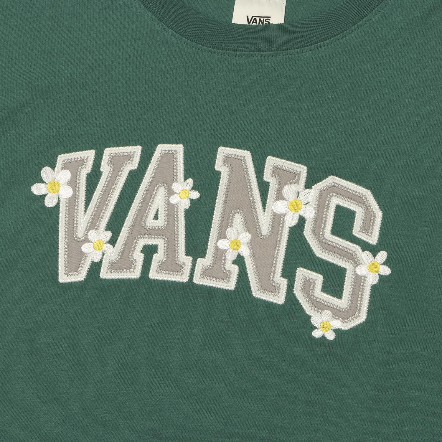 VANS「【VANSｱﾊﾟﾚﾙ(WJ)】W college logo flower TEE」|Tシャツ・カットソー|