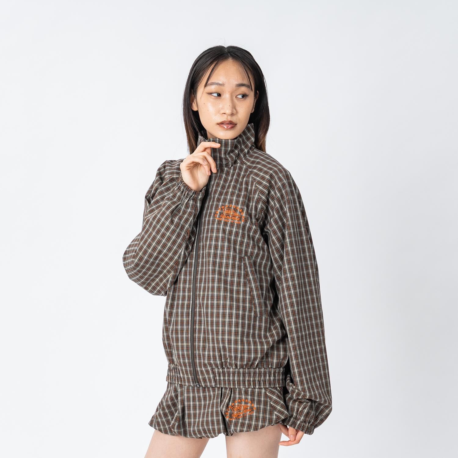 VANS「【VANSｱﾊﾟﾚﾙ(WJ)】W CHECK ZIP BLOUSON」|ポロシャツ|
