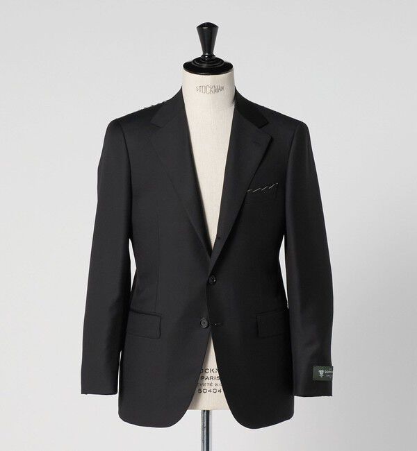 UNITED ARROWS「＜SOVEREIGN＞ブラック サージ シングル3ボタン スーツ REGULAR MODEL」|スーツ|