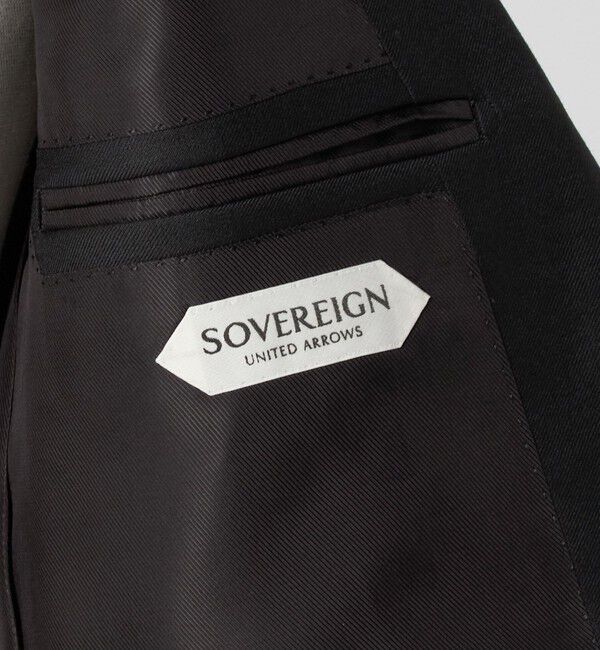UNITED ARROWS「＜SOVEREIGN＞ブラック サージ シングル3ボタン スーツ REGULAR MODEL」|スーツ|