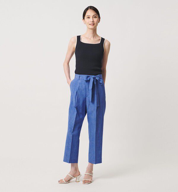 UNITED ARROWS「リブ スクエア キャミソールニット ‐ウォッシャブル‐」|タンクトップ|