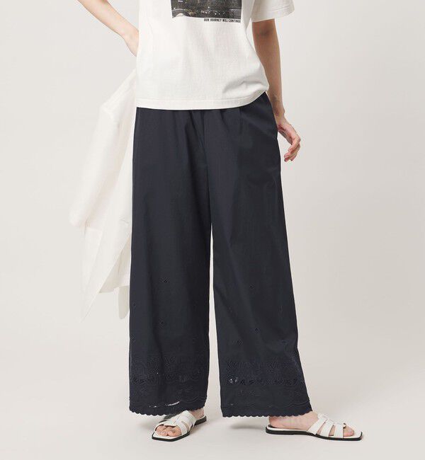 UNITED ARROWS「カットワーク パンツ」|チノ|