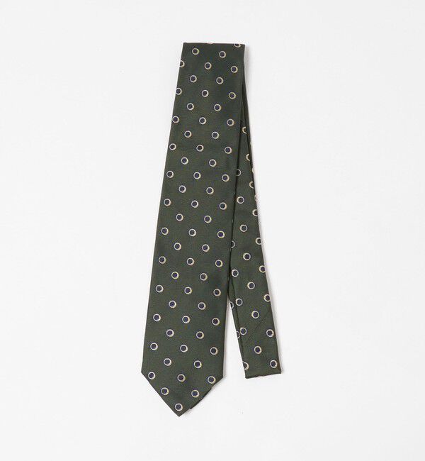 UNITED ARROWS「＜ARCURI＞サークル ジャガード ネクタイ」|ネクタイ・蝶ネクタイ|OLIVE