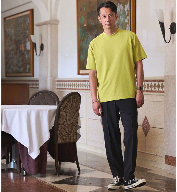UNITED ARROWS green label relaxing「Somarti クルーネック 半袖 Tシャツ -UVカット・汗染み防止・遮熱-」|Tシャツ・カットソー|