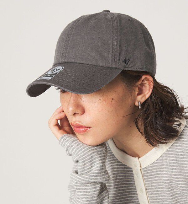 UNITED ARROWS green label relaxing「【別注】＜&rsquo;47＞CLEAN UP キャップ（無地）」|キャップ・キャスケット|