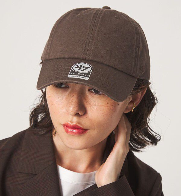 UNITED ARROWS green label relaxing「【別注】＜&rsquo;47＞CLEAN UP キャップ（無地）」|キャップ・キャスケット|