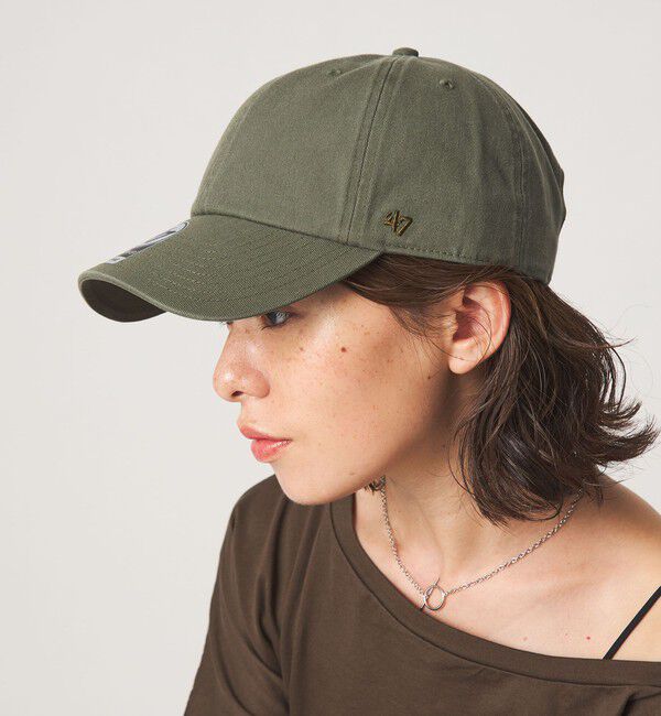 UNITED ARROWS green label relaxing「【別注】＜&rsquo;47＞CLEAN UP キャップ（無地）」|キャップ・キャスケット|