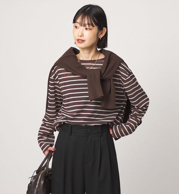 UNITED ARROWS green label relaxing「シアー ロングスリーブ プルオーバー カットソー」|Tシャツ・カットソー|