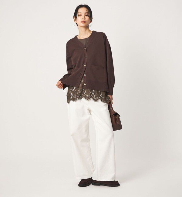 UNITED ARROWS green label relaxing「レース イレヘム プルオーバー カットソー」|Tシャツ・カットソー|
