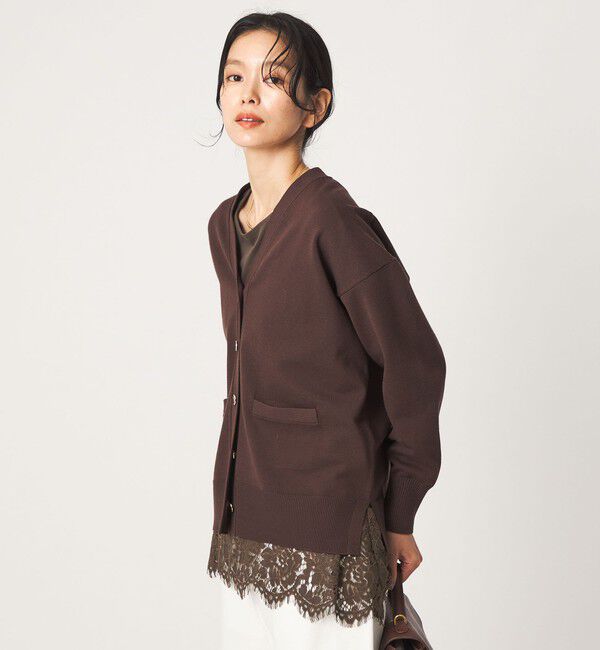 UNITED ARROWS green label relaxing「レース イレヘム プルオーバー カットソー」|Tシャツ・カットソー|