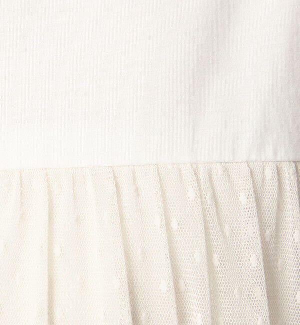 UNITED ARROWS green label relaxing「ドットチュール ティアード プルオーバー カットソー」|Tシャツ・カットソー|