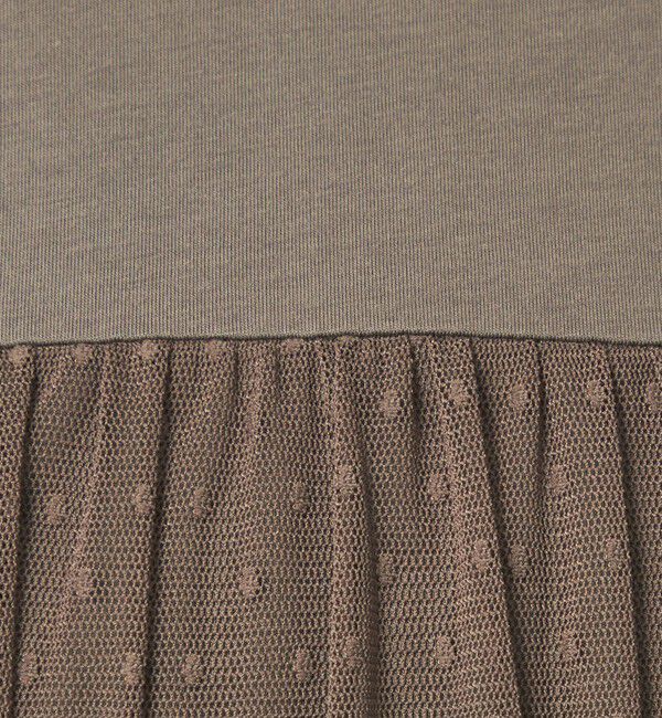 UNITED ARROWS green label relaxing「ドットチュール ティアード プルオーバー カットソー」|Tシャツ・カットソー|