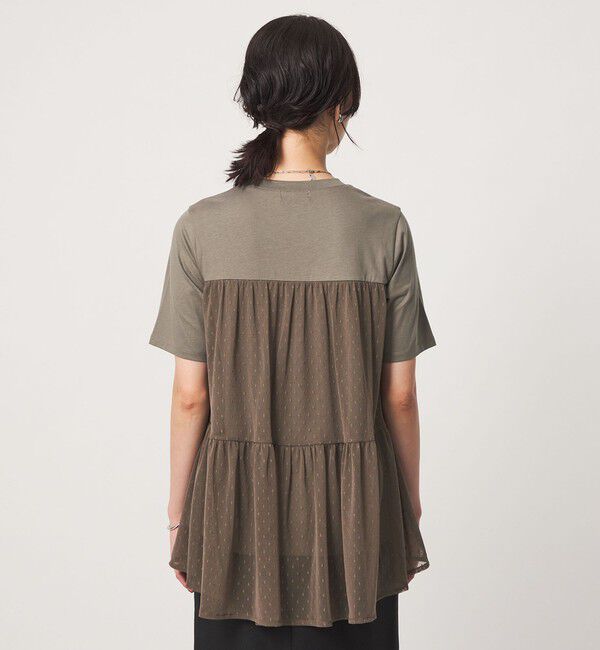 UNITED ARROWS green label relaxing「ドットチュール ティアード プルオーバー カットソー」|Tシャツ・カットソー|