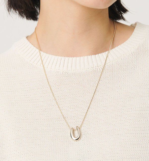 BEAUTY&YOUTH UNITED ARROWS「Uモチーフ チェーン ネックレス」|ネックレス|