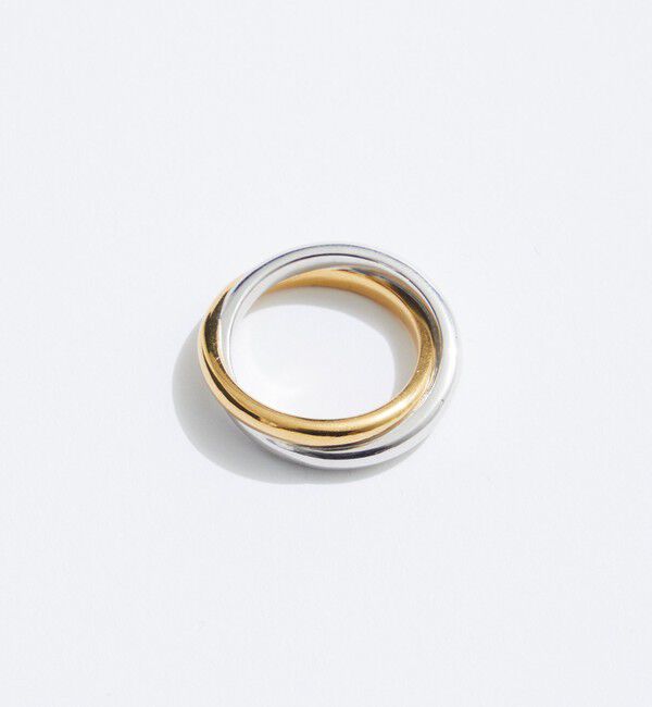 BEAUTY&YOUTH UNITED ARROWS「＜by Preek＞ミックス クロス リング」|リング|