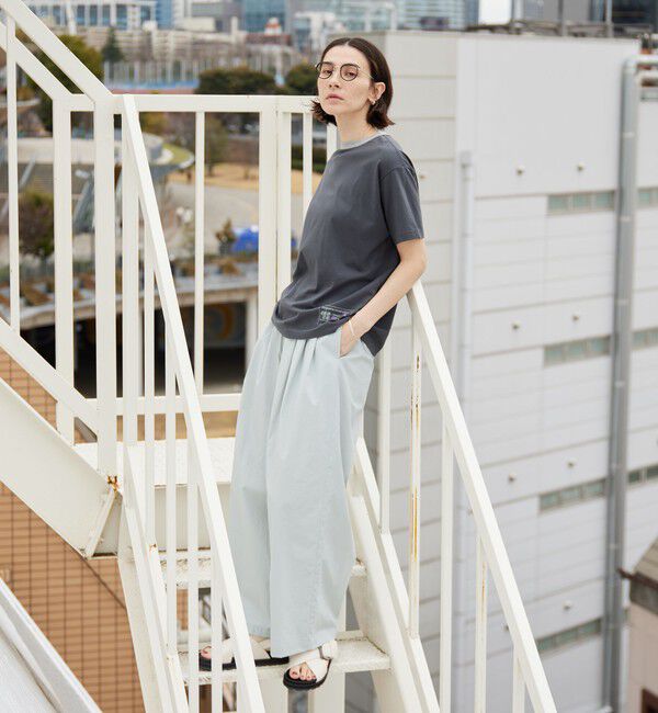 BEAUTY&YOUTH UNITED ARROWS「【WEB限定/別注】＜Americana＞リンガーTシャツ」|Tシャツ・カットソー|