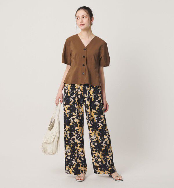BEAUTY&YOUTH UNITED ARROWS「【WEB限定】フラワープリント イージーパンツ ウォッシャブル」|その他|