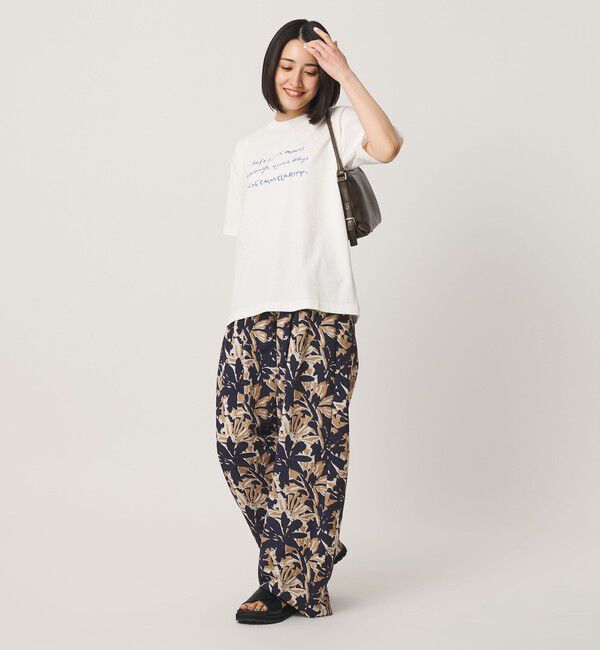 BEAUTY&YOUTH UNITED ARROWS「【WEB限定】フラワープリント イージーパンツ ウォッシャブル」|その他|