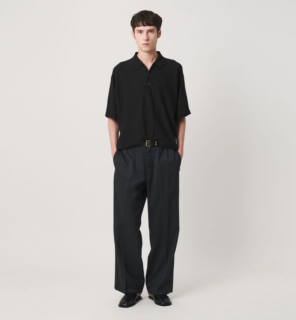 BEAUTY&YOUTH UNITED ARROWS「リネン ブリーズ ドルマン 3B ポロニット ウォッシャブル」|ニット・セーター|