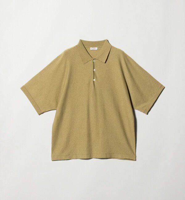 BEAUTY&YOUTH UNITED ARROWS「リネン ブリーズ ドルマン 3B ポロニット ウォッシャブル」|ニット・セーター|