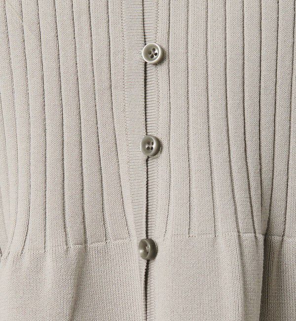 BEAUTY&YOUTH UNITED ARROWS「【WEB限定 Wardrobe DAILY MINIMAL】ペプラム2WAY ノースリーブリブニット ウォッシャブル」|ニット・セーター|